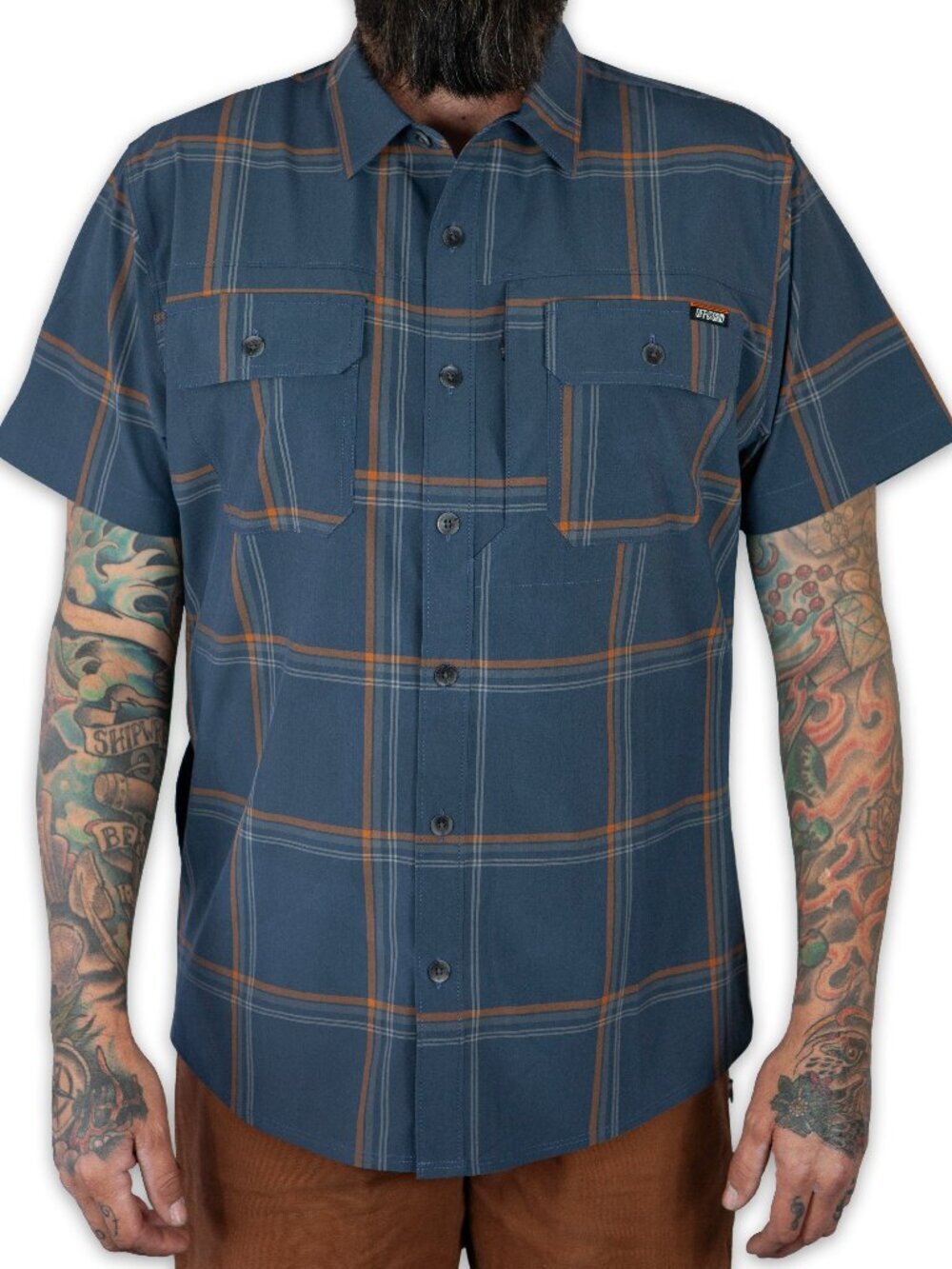 Off The Grid Surplus Jack Knife SS Shirt - Dk Gray Blue